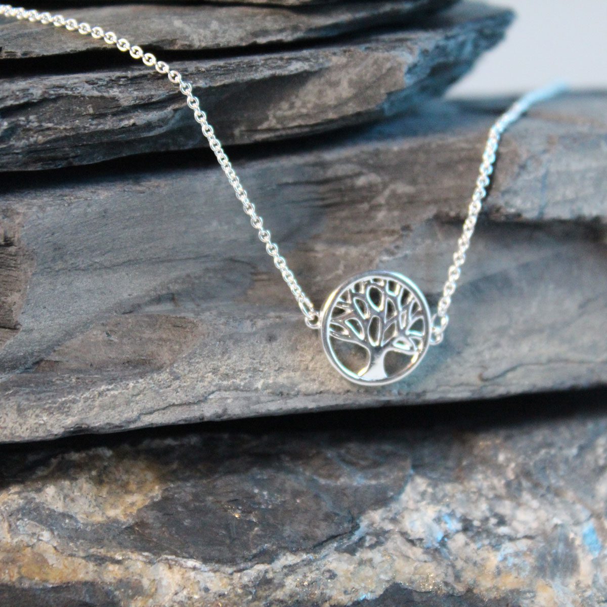 Armkettchen mit Lebensbaum Silber