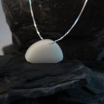 Muttermilchschmuck Kettenanhänger aus Muttermilch natur