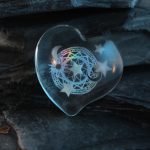 Muttermilchschmuck Glücksbringer mit Milchinlay