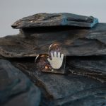 Muttermilchschmuck Herz mit Milchinlay