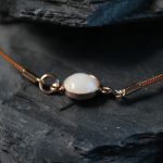 Armschmuck mit Muttermilchtropfen roségold