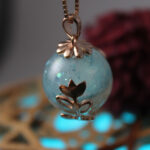 Tierzauber Perle mit Blumenranke