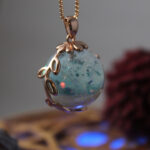 Tierzauber Perle mit Blumenranke