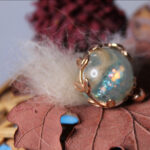 Tierzauber Perle mit Blumenranke